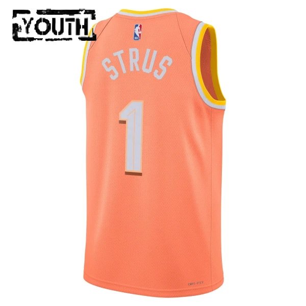 Nike Dječji Dres Cleveland Cavaliers Max Strus City Edition 2025/26 Swingman NarančAsto