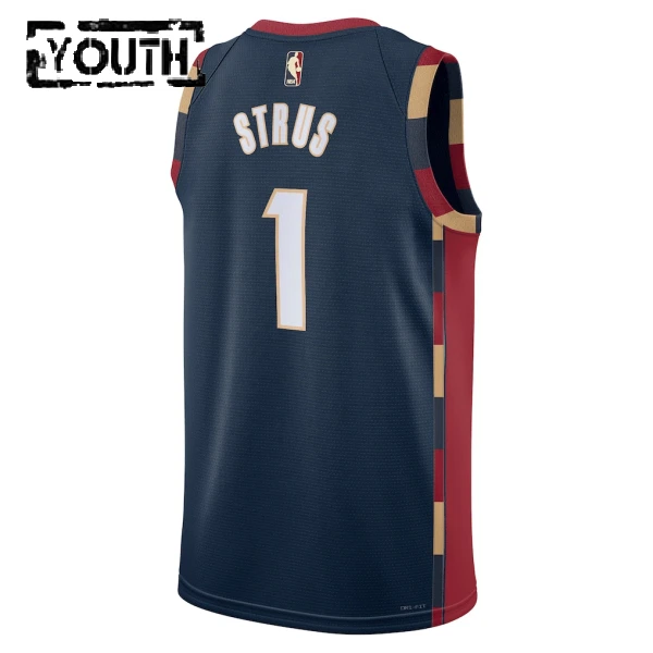 Nike Dječji Dres Cleveland Cavaliers Max Strus Classic Edition 2025/26 Swingman Navy