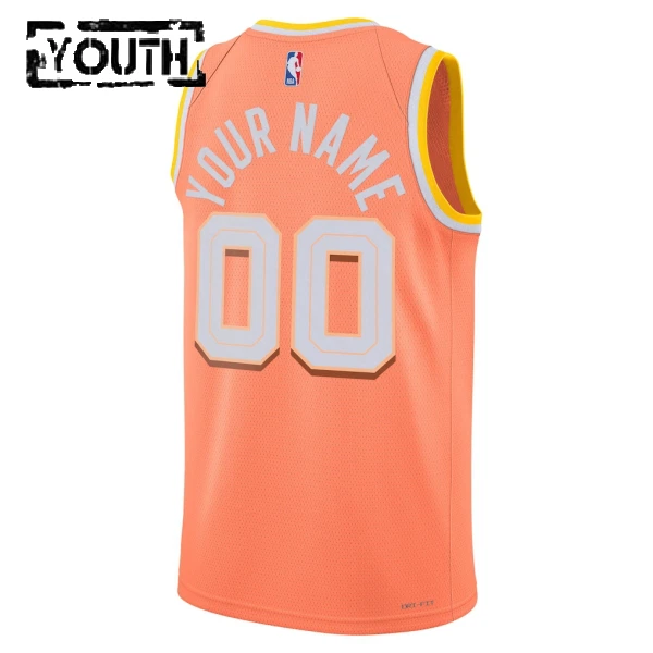 Nike Dječji Dres Cleveland Cavaliers Personalizacija City Edition 2025/26 Swingman NarančAsto
