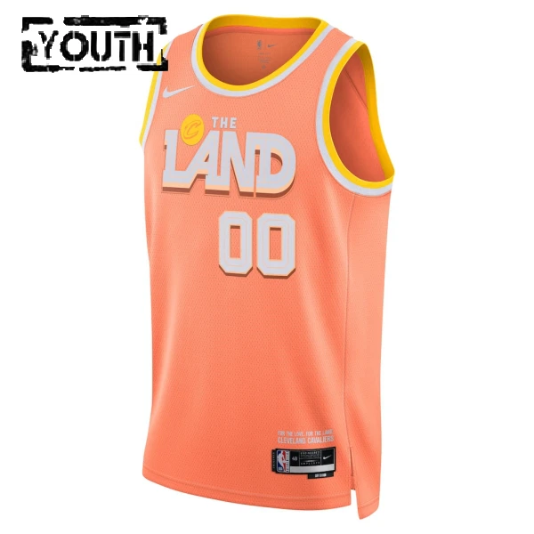 Nike Dječji Dres Cleveland Cavaliers Personalizacija City Edition 2025/26 Swingman NarančAsto