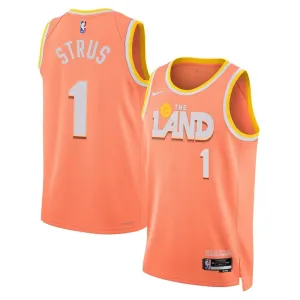 Nike Muški Dres Cleveland Cavaliers Max Strus City Edition 2025/26 Swingman NarančAsto