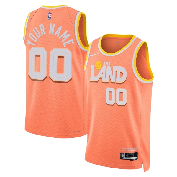 Nike Muški Dres Cleveland Cavaliers Personalizacija City Edition 2025/26 Swingman NarančAsto