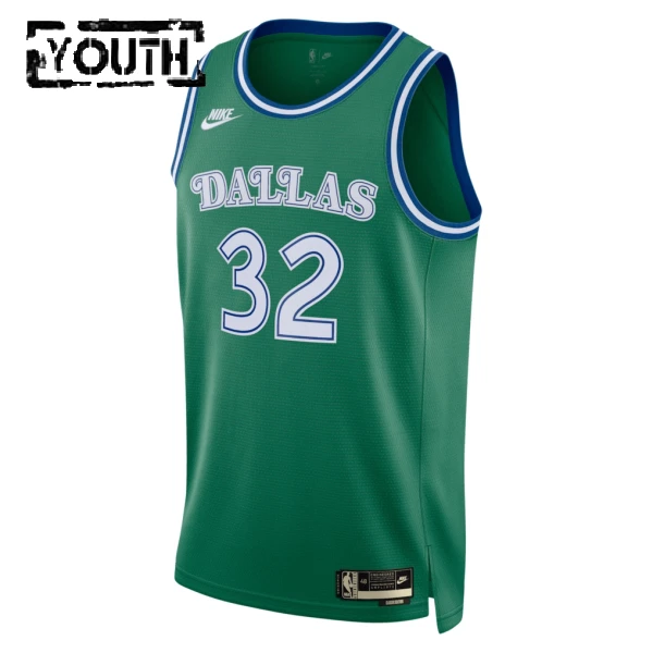 Nike Dječji Dres Dallas Mavericks Cooper Flagg Classic Edition 2025/26 Swingman Zelena