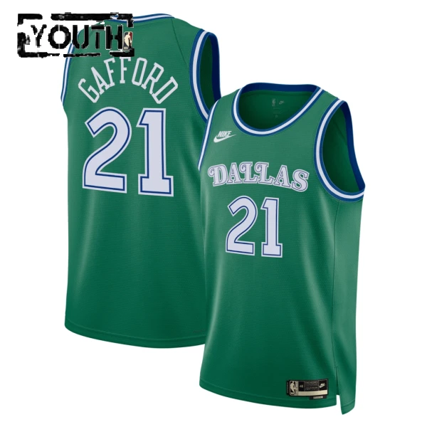 Nike Dječji Dres Dallas Mavericks Daniel Gafford Classic Edition 2025/26 Swingman Zelena Nike Dječji Dres Dallas Mavericks Daniel Gafford Classic Edition 2025/26 Swingman Zelena