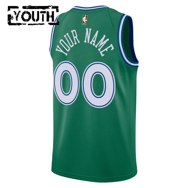 Nike Dječji Dres Dallas Mavericks Personalizacija Classic Edition 2025/26 Swingman Zelena