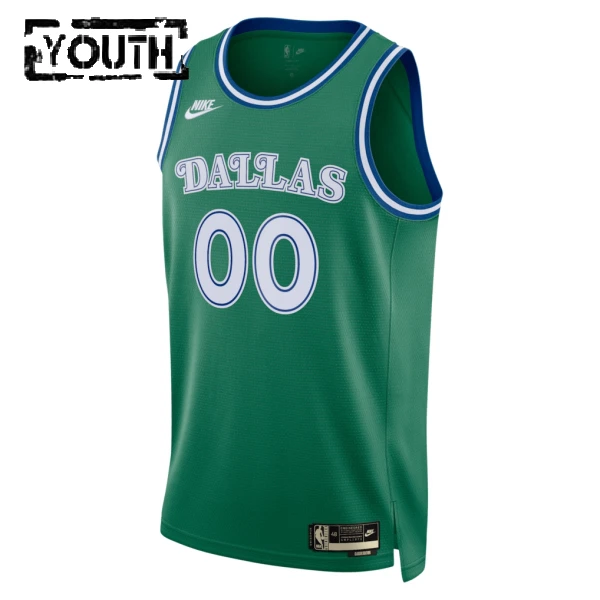 Nike Dječji Dres Dallas Mavericks Personalizacija Classic Edition 2025/26 Swingman Zelena