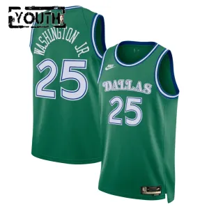 Nike Dječji Dres Dallas Mavericks Washington JR Classic Edition 2025/26 Swingman Zelena