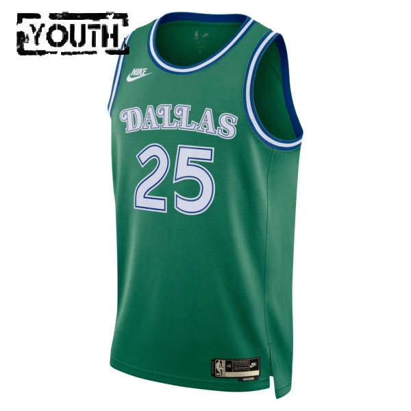 Nike Dječji Dres Dallas Mavericks Washington JR Classic Edition 2025/26 Swingman Zelena