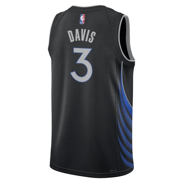 Nike Muški Dres Dallas Mavericks Anthony Davis City Edition 2025/26 Swingman Crna