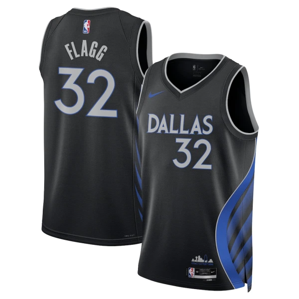 Nike Muški Dres Dallas Mavericks Cooper Flagg City Edition 2025/26 Swingman Crna
