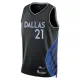 Nike Muški Dres Dallas Mavericks Daniel Gafford City Edition 2025/26 Swingman Crna