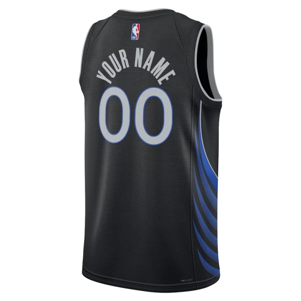 Nike Muški Dres Dallas Mavericks Personalizacija City Edition 2025/26 Swingman Crna
