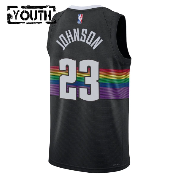 Nike Dječji Dres Denver Nuggets Cameron Johnson City Edition 2025/26 Swingman Crna