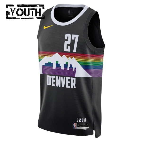 Nike Dječji Dres Denver Nuggets Jamal Murray City Edition 2025/26 Swingman Crna