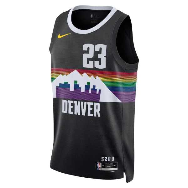 Nike Muški Dres Denver Nuggets Cameron Johnson City Edition 2025/26 Swingman Crna