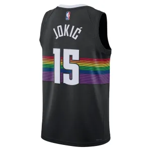 Nike Muški Dres Denver Nuggets Nikola Jokic City Edition 2025/26 Swingman Crna