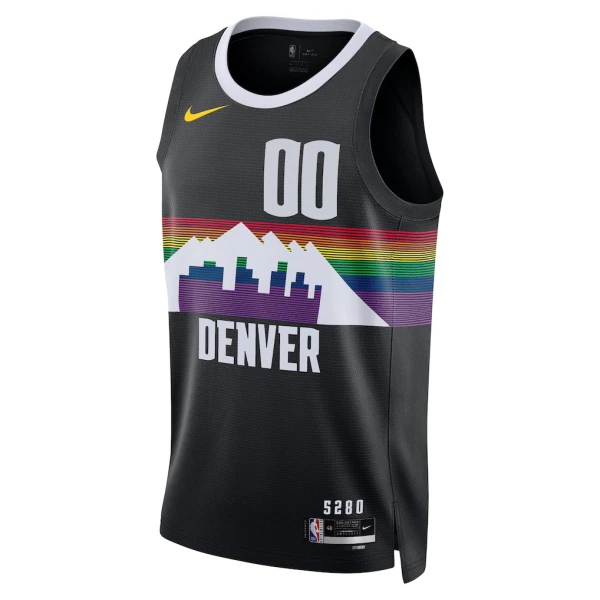 Nike Muški Dres Denver Nuggets Personalizacija City Edition 2025/26 Swingman Crna