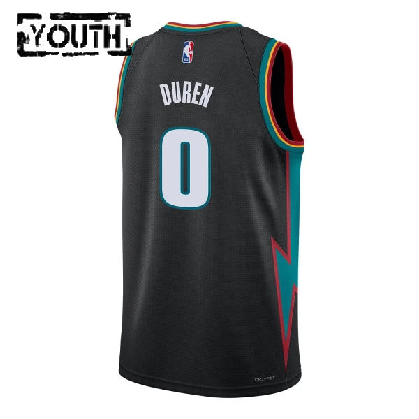 Nike Dječji Dres Detroit Pistons Jalen Duren City Edition 2025/26 Swingman Crna