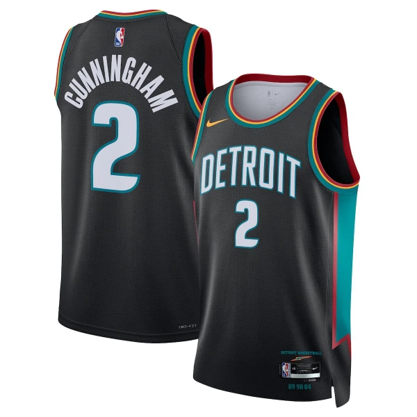 Nike Muški Dres Detroit Pistons Cade Cunningham City Edition 2025/26 Swingman Crna
