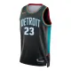 Nike Muški Dres Detroit Pistons Jaden Ivey City Edition 2025/26 Swingman Crna