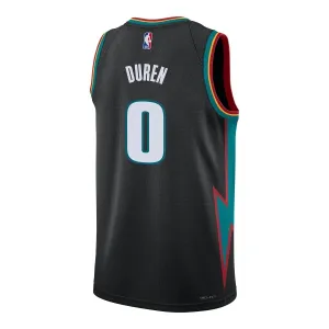 Nike Muški Dres Detroit Pistons Jalen Duren City Edition 2025/26 Swingman Crna