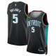 Nike Muški Dres Detroit Pistons Ron Holland II City Edition 2025/26 Swingman Crna