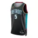 Nike Muški Dres Detroit Pistons Ron Holland II City Edition 2025/26 Swingman Crna