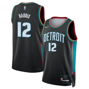 Nike Muški Dres Detroit Pistons Tobias Harris City Edition 2025/26 Swingman Crna