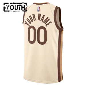 Nike Dječji Dres Golden State Warriors Personalizacija City Edition 2025/26 Swingman Bijela