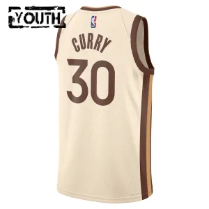 Nike Dječji Dres Golden State Warriors Stephen Curry City Edition 2025/26 Swingman Bijela