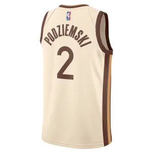 Nike Muški Dres Golden State Warriors Brandin Podziemski City Edition 2025/26 Swingman Bijela