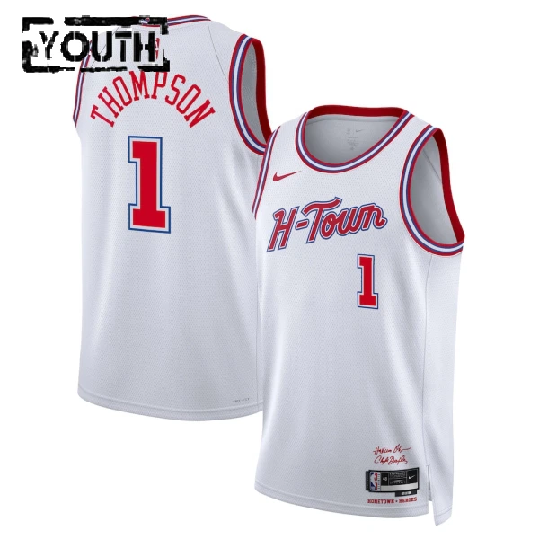 Nike Dječji Dres Houston Rockets Amen Thompson City Edition 2025/26 Swingman Bijela