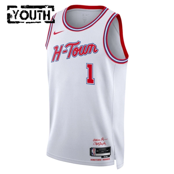 Nike Dječji Dres Houston Rockets Amen Thompson City Edition 2025/26 Swingman Bijela