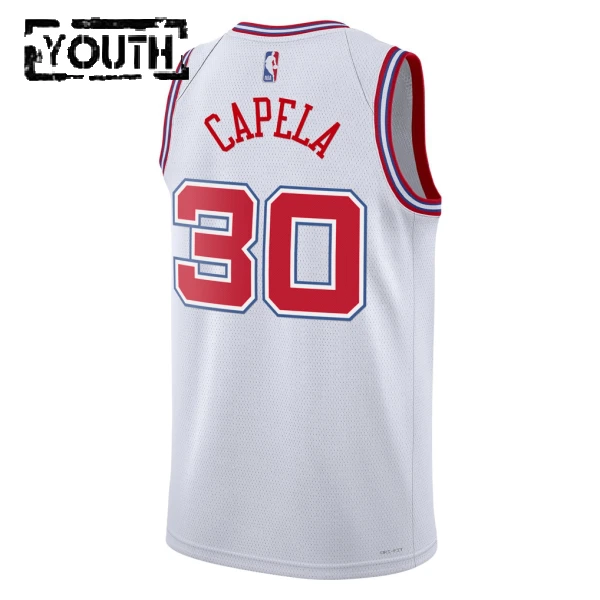 Nike Dječji Dres Houston Rockets Clint Capela City Edition 2025/26 Swingman Bijela