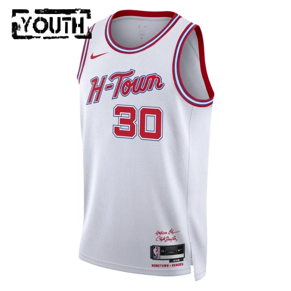 Nike Dječji Dres Houston Rockets Clint Capela City Edition 2025/26 Swingman Bijela