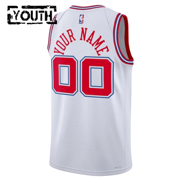 Nike Dječji Dres Houston Rockets Personalizacija City Edition 2025/26 Swingman Bijela