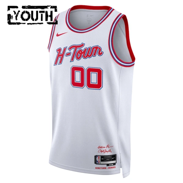Nike Dječji Dres Houston Rockets Personalizacija City Edition 2025/26 Swingman Bijela