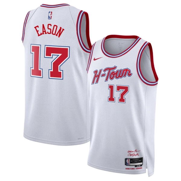 Nike Muški Dres Houston Rockets Tari Eason City Edition 2025/26 Swingman Bijela