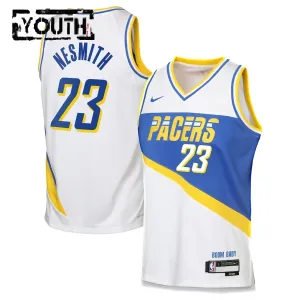 Nike Dječji Dres Indiana Pacers Aaron Nesmith City Edition 2025/26 Swingman Bijela
