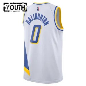 Nike Dječji Dres Indiana Pacers Tyrese Haliburton City Edition 2025/26 Swingman Bijela