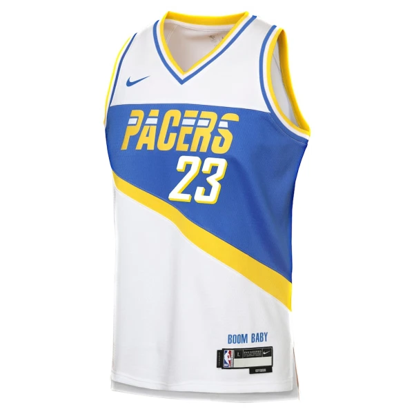 Nike Muški Dres Indiana Pacers Aaron Nesmith City Edition 2025/26 Swingman Bijela