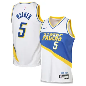 Nike Muški Dres Indiana Pacers Jarace Walker City Edition 2025/26 Swingman Bijela