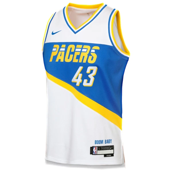 Nike Muški Dres Indiana Pacers Pascal Siakam City Edition 2025/26 Swingman Bijela