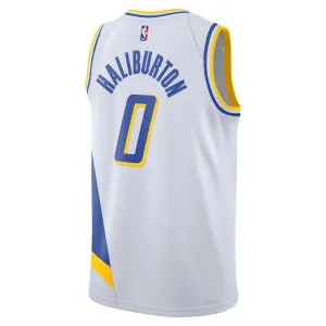 Nike Muški Dres Indiana Pacers Tyrese Haliburton City Edition 2025/26 Swingman Bijela