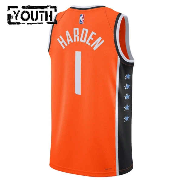 Nike Dječji Dres LA Clippers James Harden City Edition 2025/26 Swingman NarančAsto