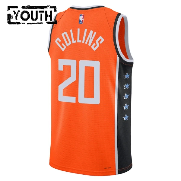 Nike Dječji Dres LA Clippers John Collins City Edition 2025/26 Swingman NarančAsto