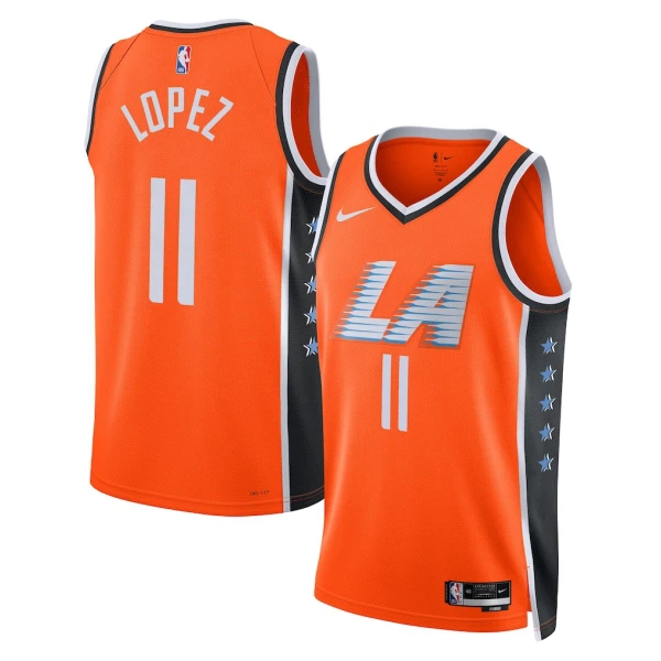 Nike Muški Dres LA Clippers Brook Lopez City Edition 2025/26 Swingman NarančAsto