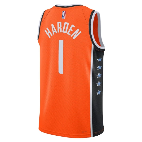 Nike Muški Dres LA Clippers James Harden City Edition 2025/26 Swingman NarančAsto