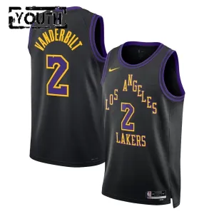 Nike Dječji Dres Los Angeles Lakers Jarred Vanderbilt City Edition 2025/26 Swingman Crna