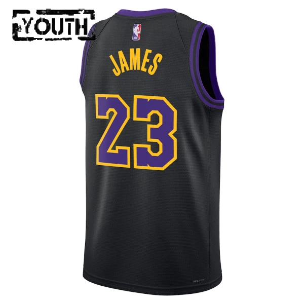 Nike Dječji Dres Los Angeles Lakers Lebron James City Edition 2025/26 Swingman Crna
